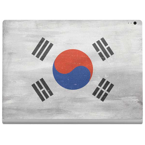 South Korean Flag Distressed Surface Book 2 15in Skin